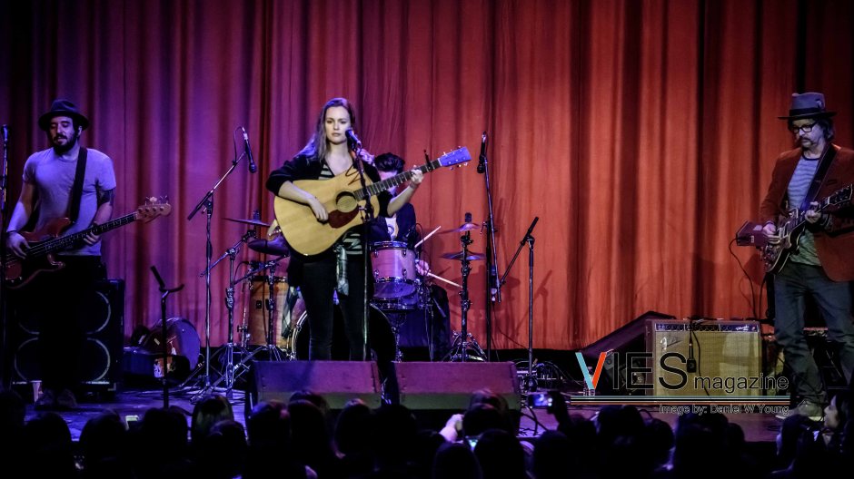 Leighton Meester in Vancouver at Rio Theatre March 1 2015 concert photo for VIES Magazine by Daniel W Young